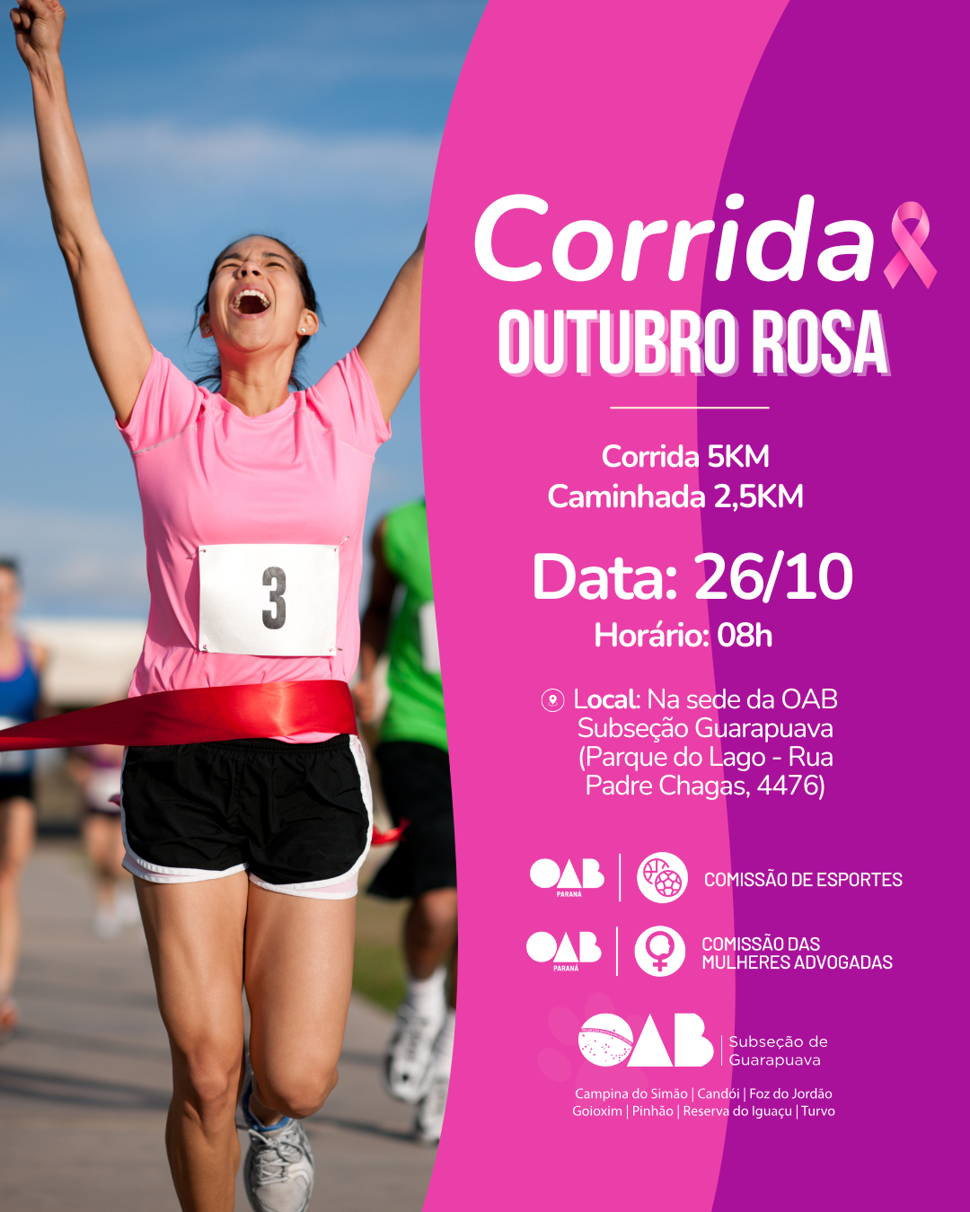Corrida Outubro Rosa – Guarapuava 
