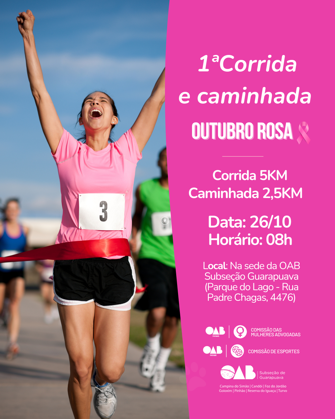 Corrida Outubro Rosa – Guarapuava 