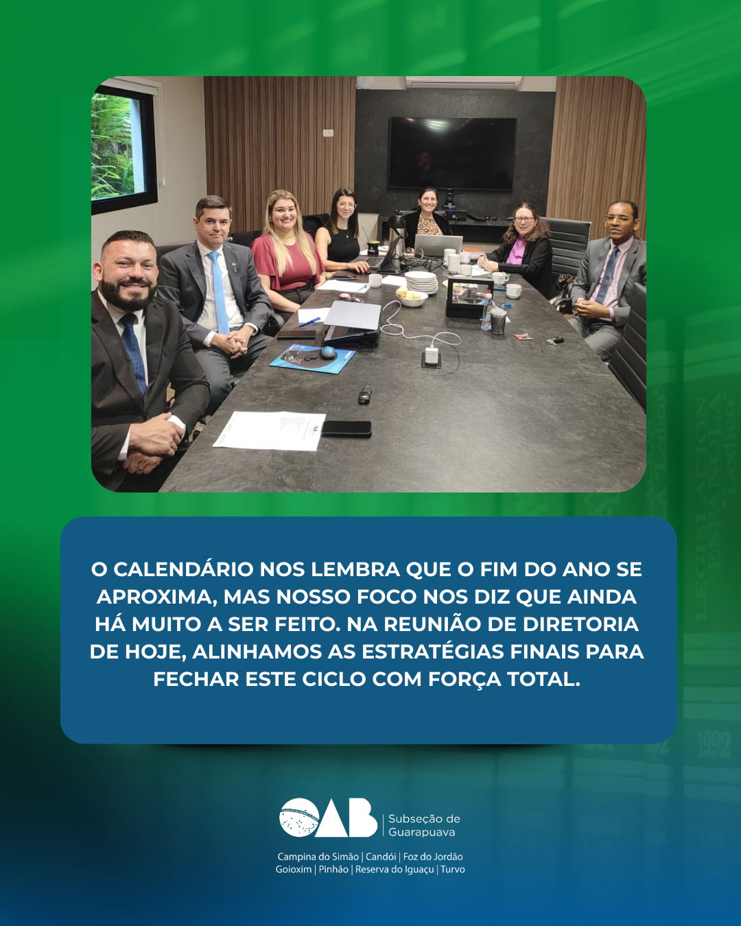 Reunião semanal da diretoria