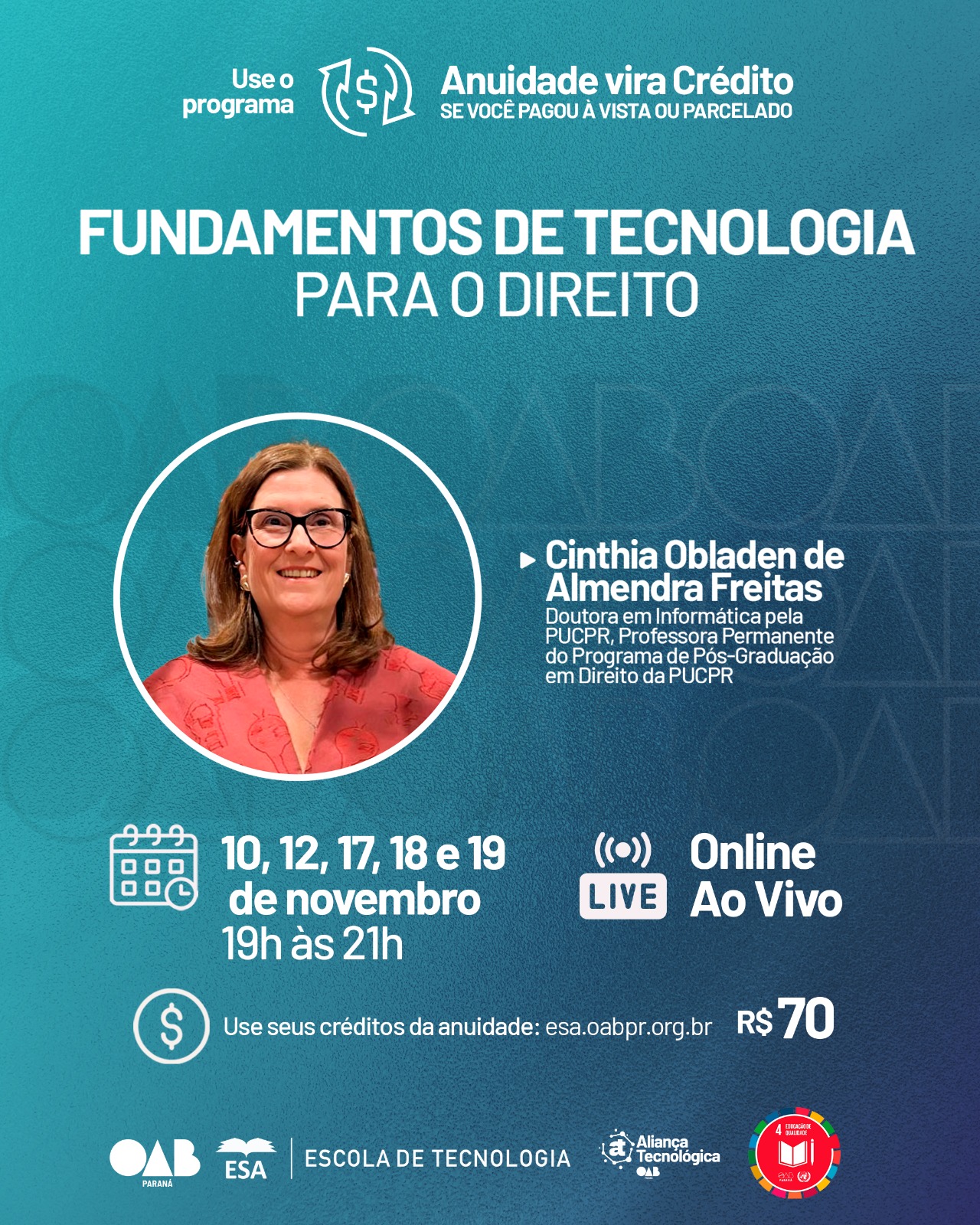 Curso da ESA/PR – Fundamentos de Tecnologia para o Direito