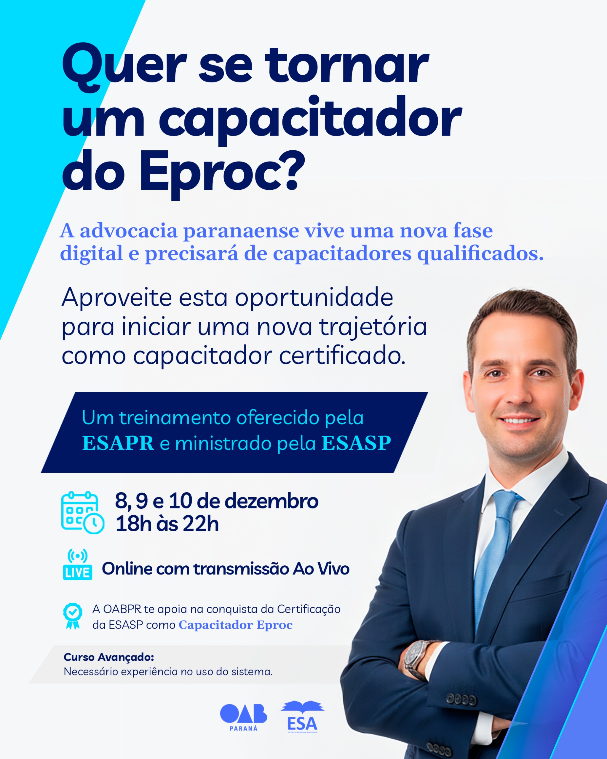 Capacitador Eproc Parceria ESA/PR + ESA/SP